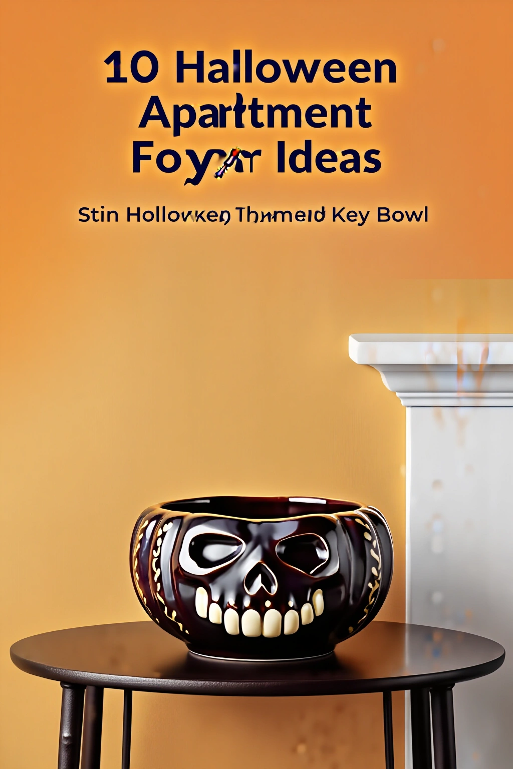 AI-created concept showing themed key bowl