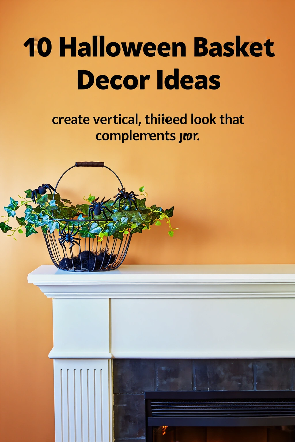 AI-created concept showing mantel decor