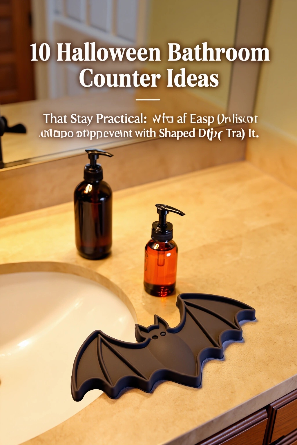 AI-created concept showing silicone bat-shaped drip tray