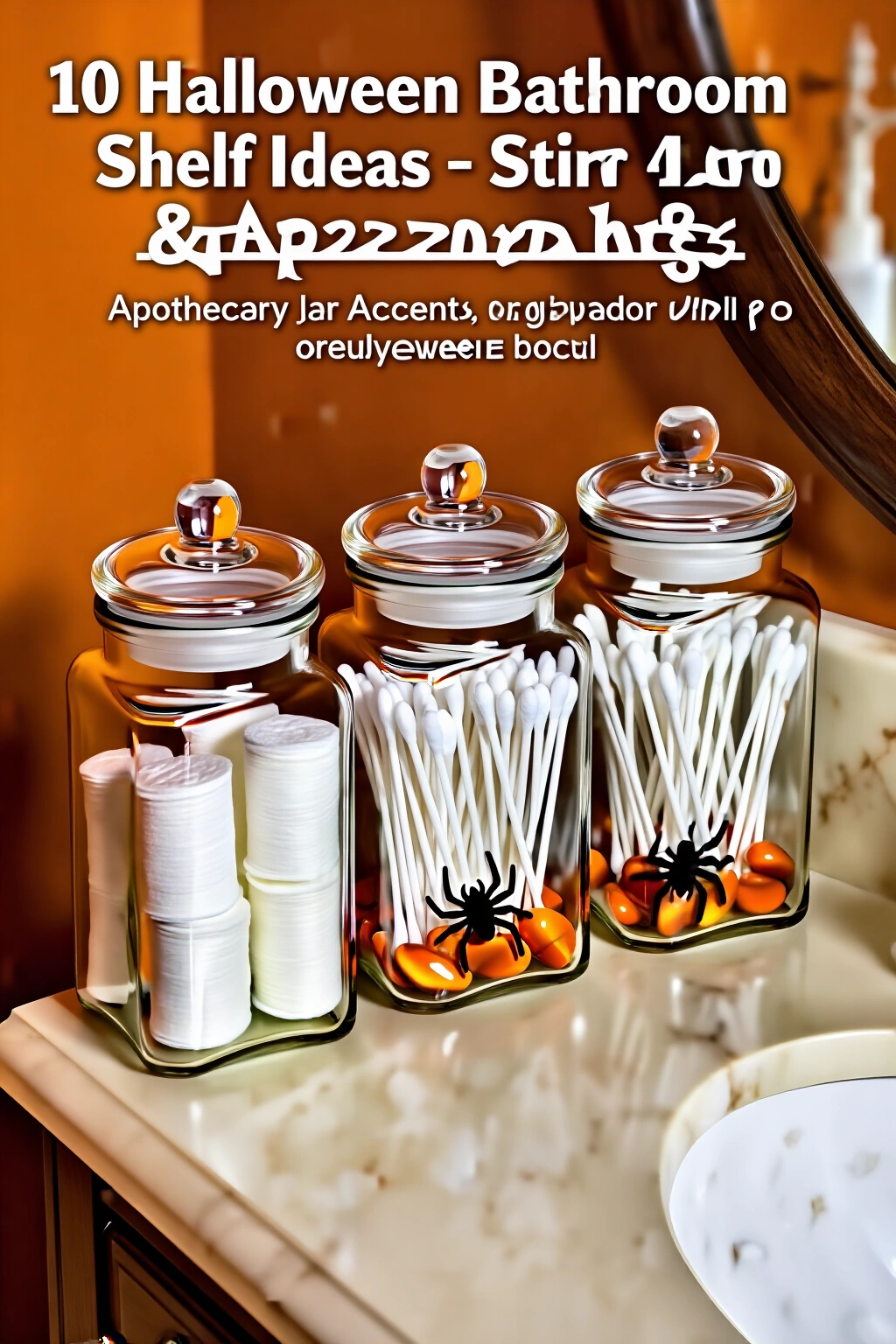 AI-created concept showing apothecary jar accents