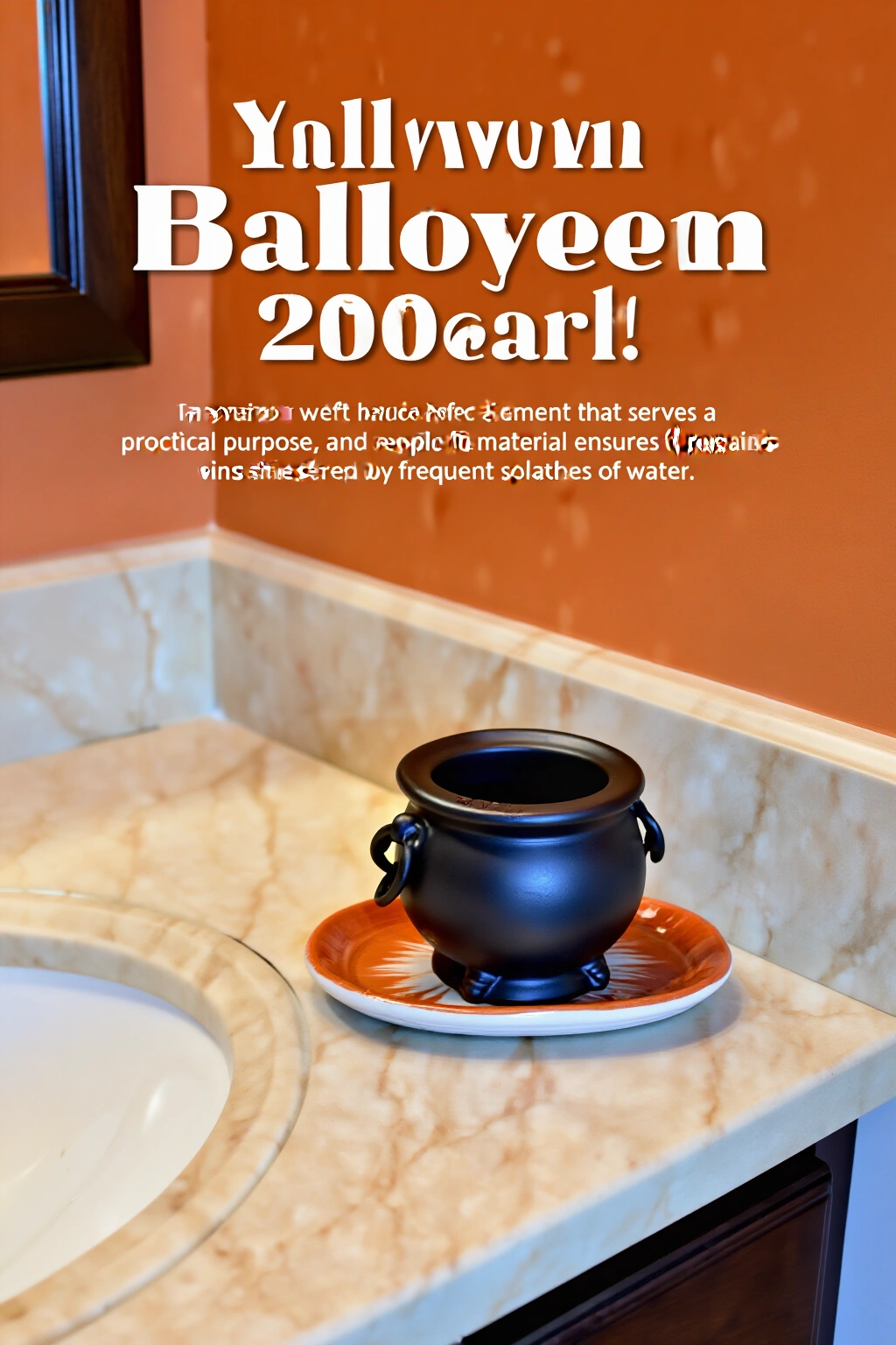 AI-created concept showing cauldron-style soap dish
