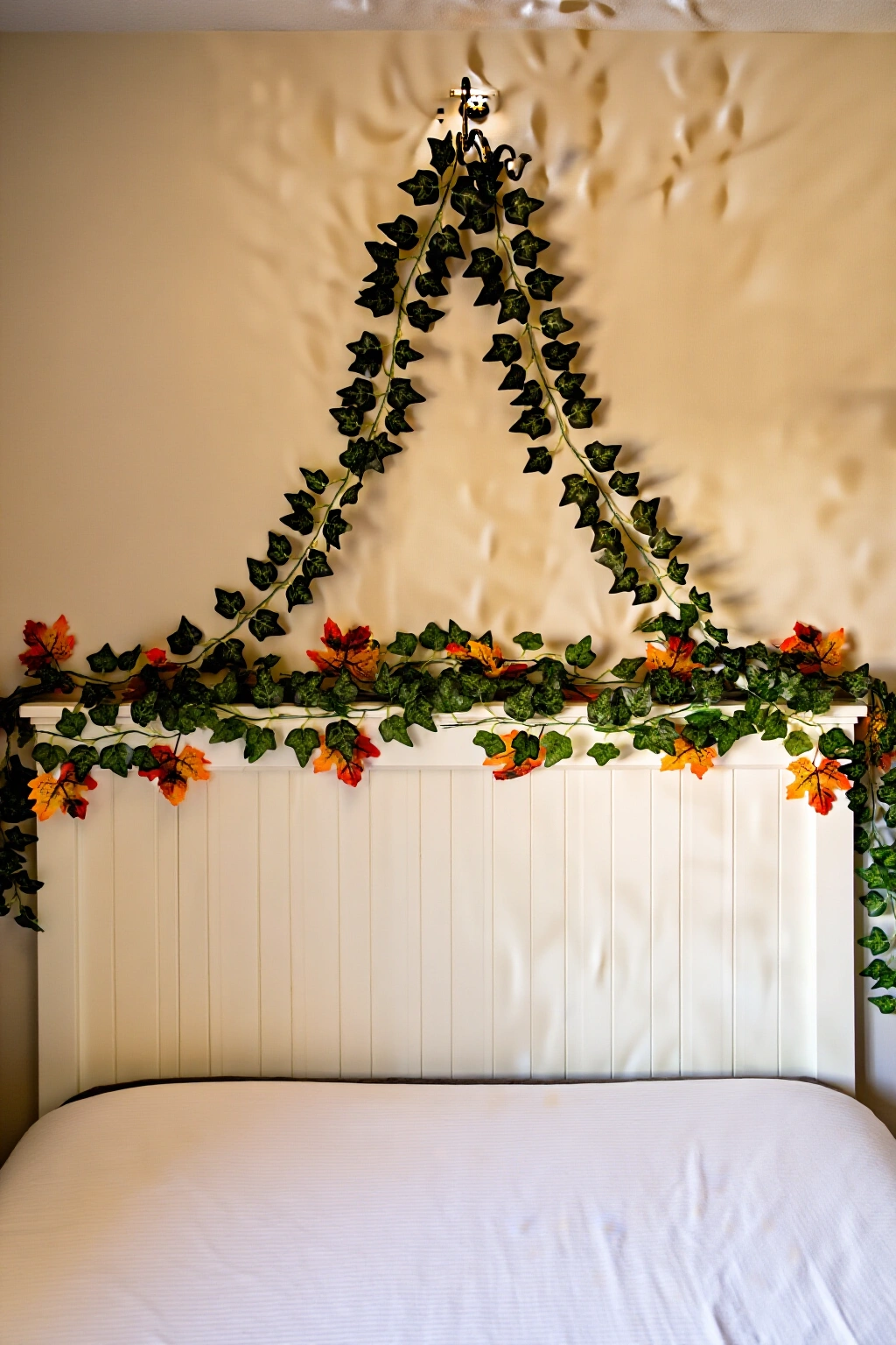 AI-created concept showing faux vine garlands