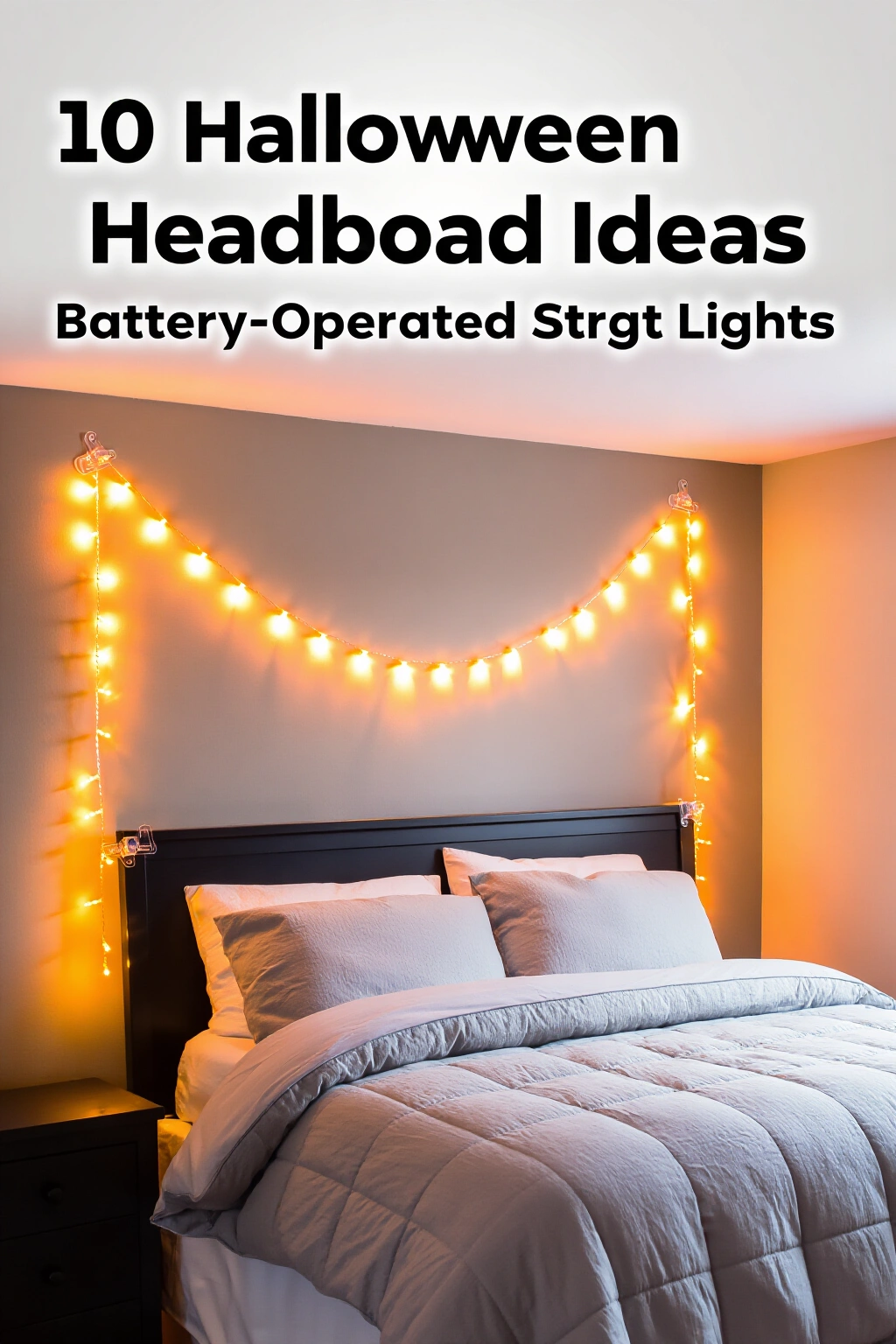 AI-created concept showing battery-operated string lights