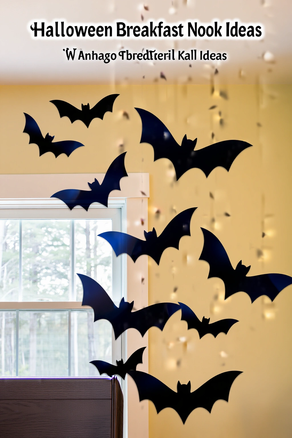 AI-created concept showing bat wall decals