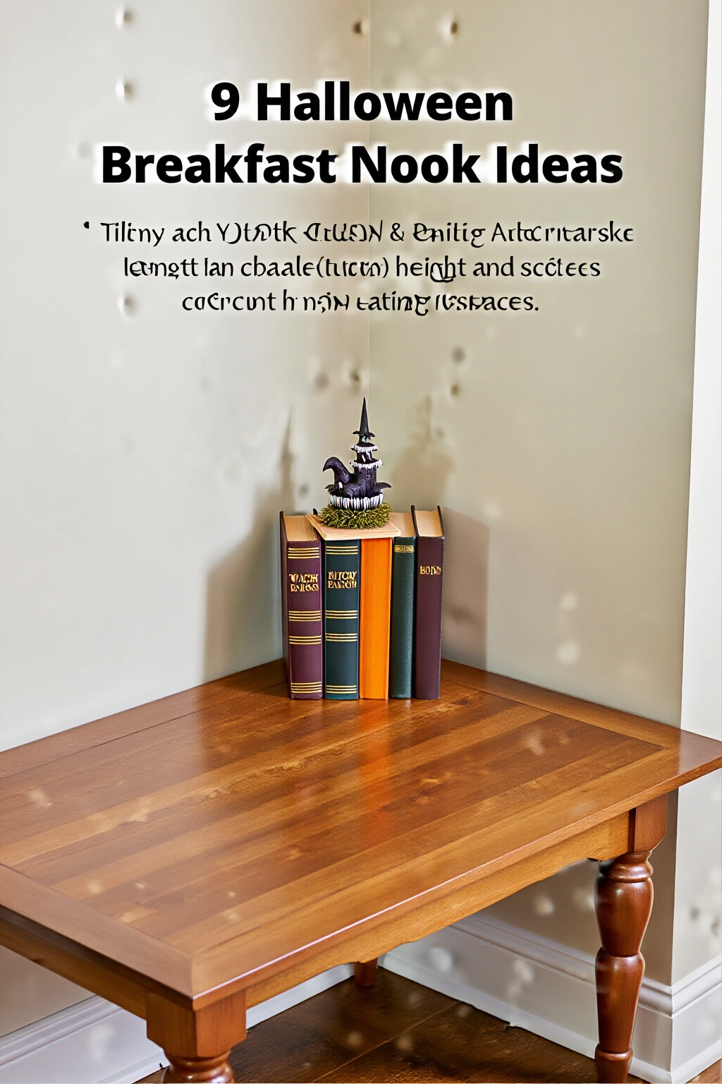 AI-created concept showing witchy book stack