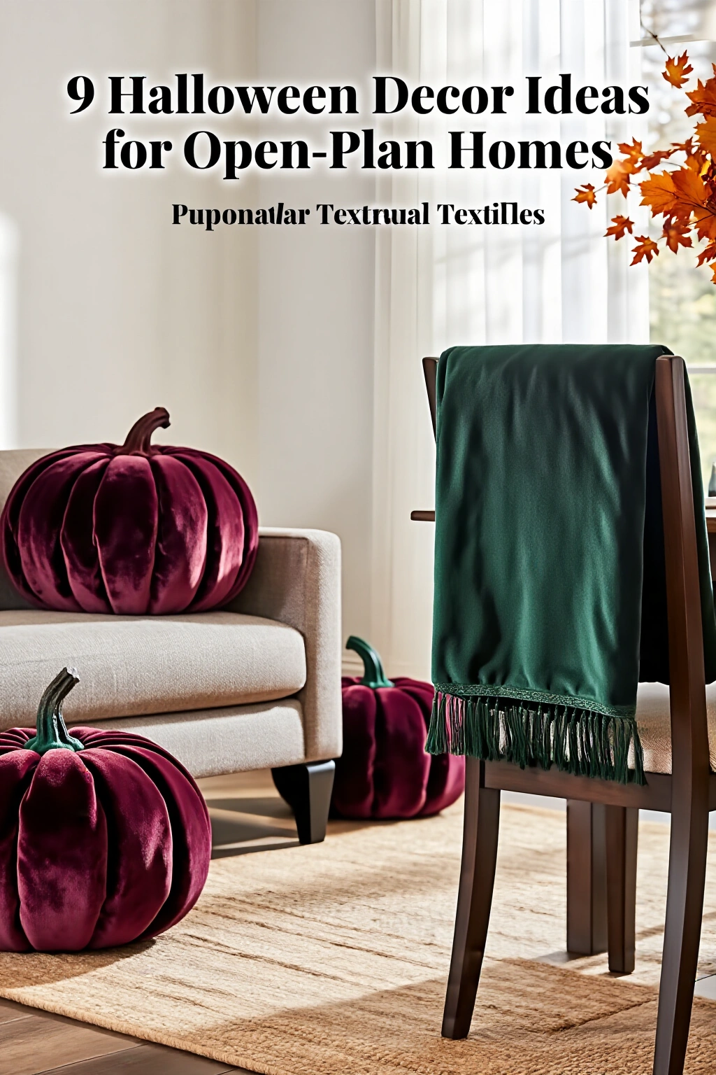 AI-created concept showing textural textiles