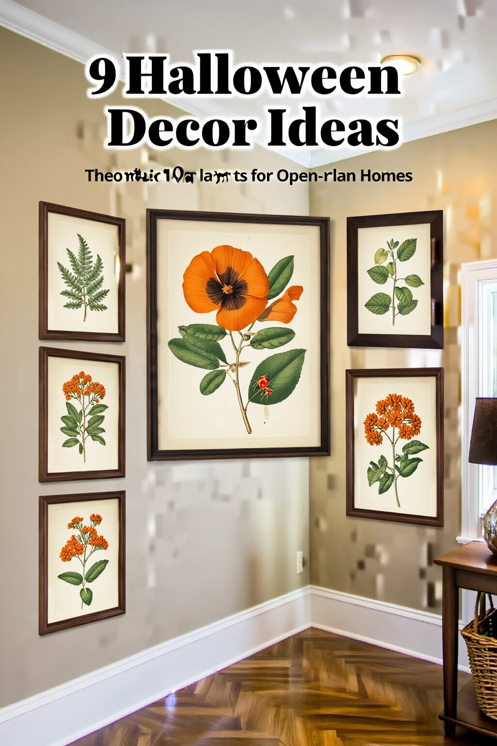AI-created concept showing thematic wall art