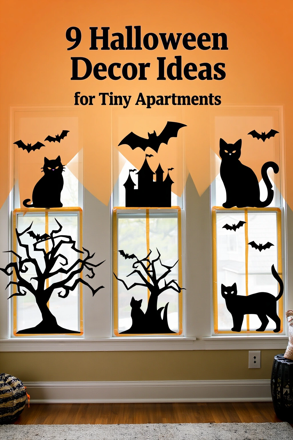 AI-created concept showing window silhouette cutouts