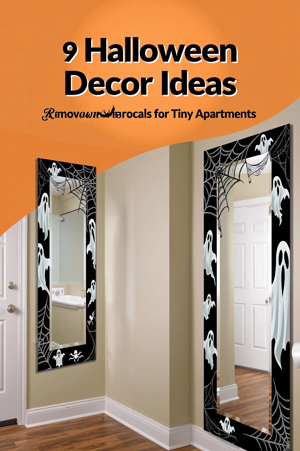 AI-created concept showing removable mirror decals