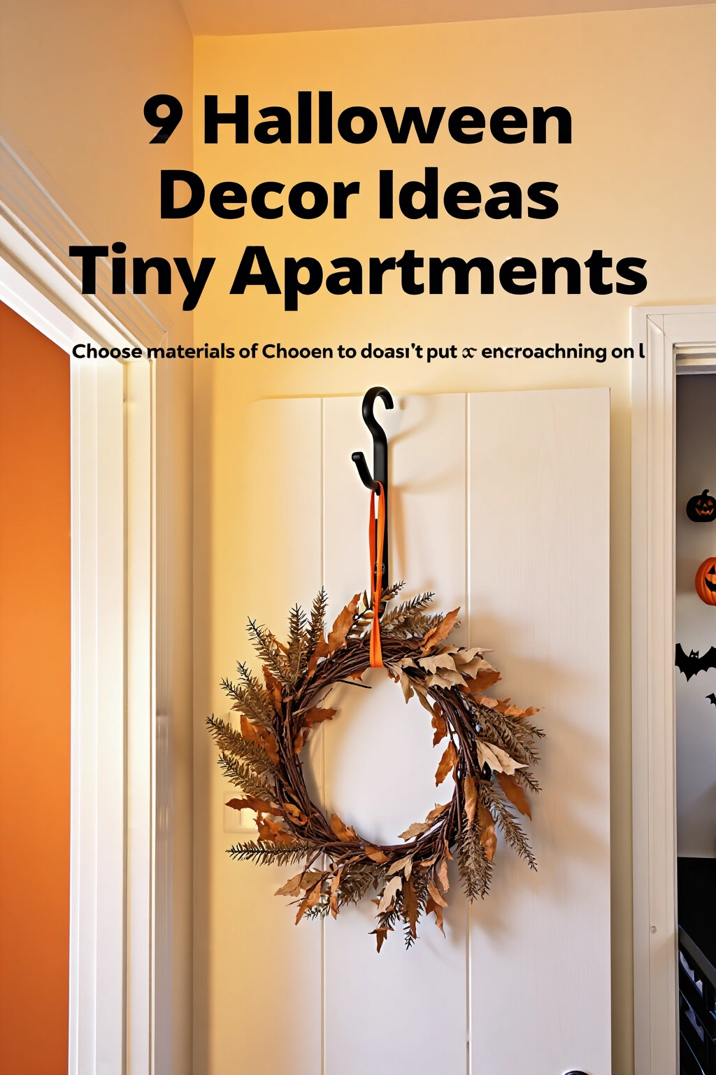 AI-created concept showing doorway wreaths