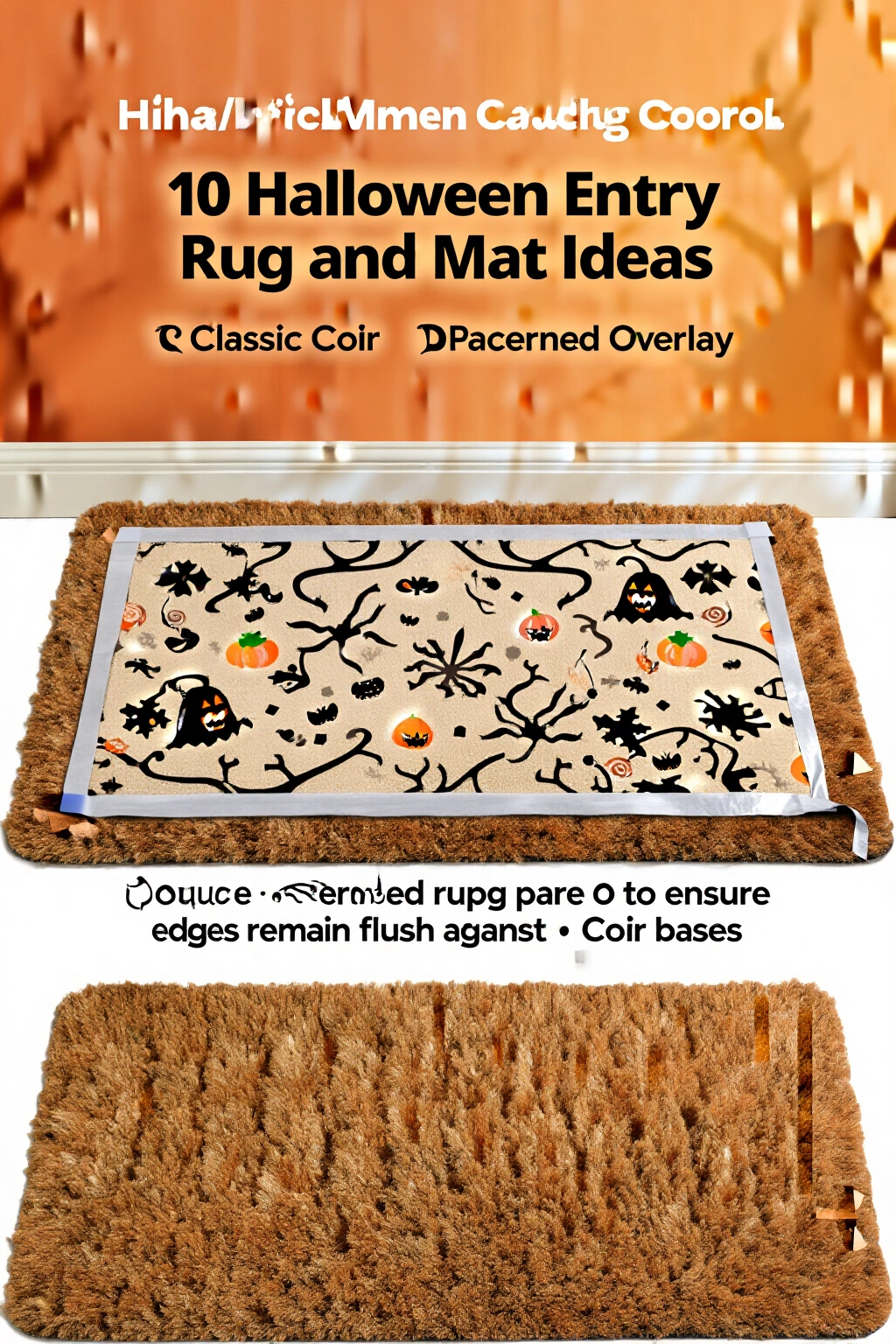 AI-created concept showing the classic coir and patterned overlay