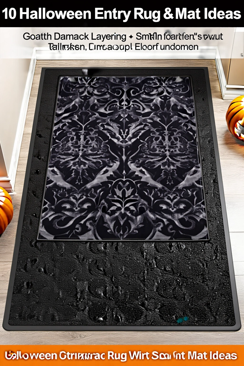 AI-created concept showing gothic damask layering