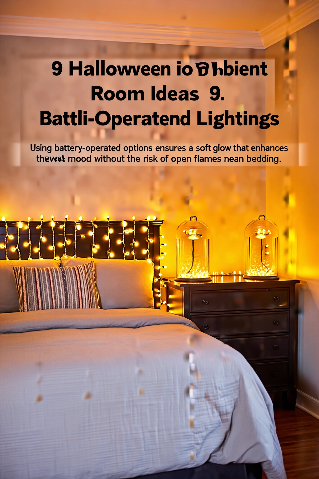 AI-created concept showing battery-operated ambient lighting