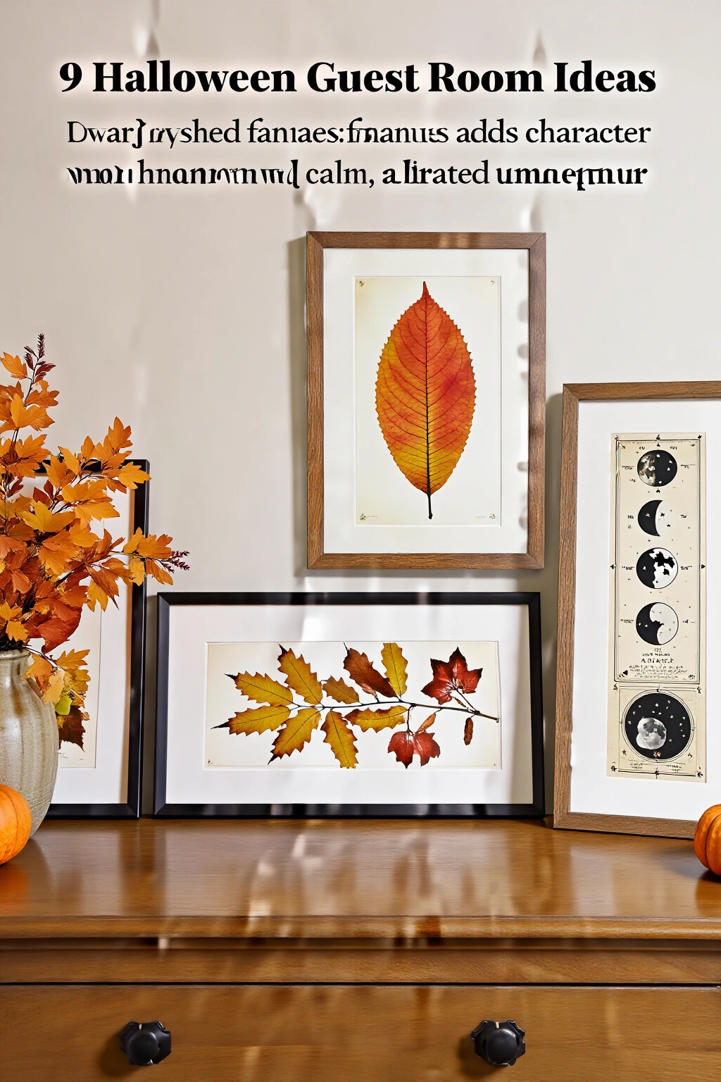 AI-created concept showing framed seasonal art