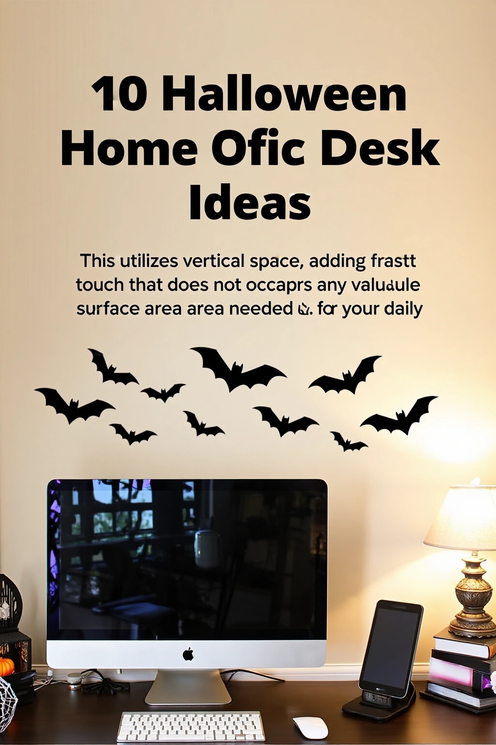 AI-created concept showing bat wall decals