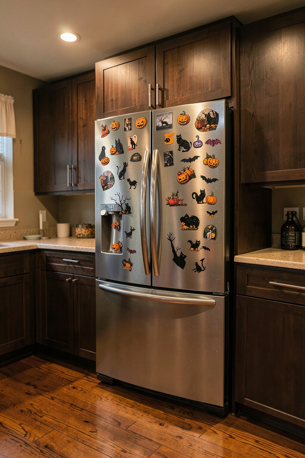 AI-created concept showing magnetic fridge accents