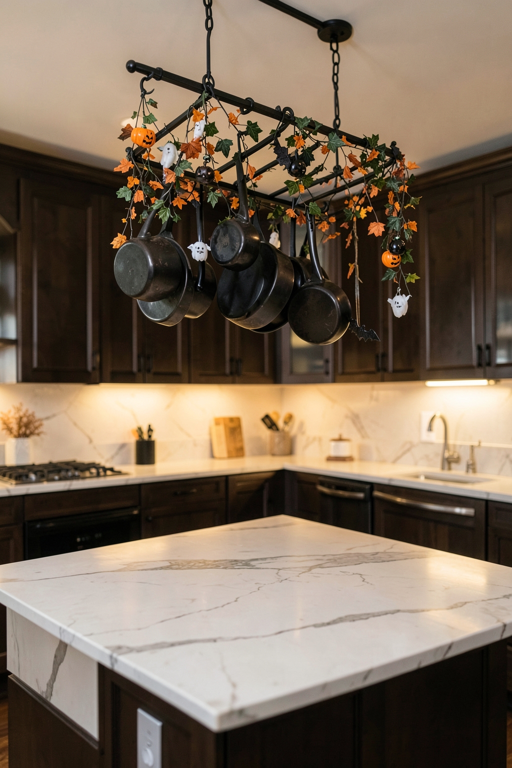 AI-created concept showing pot rack ornamentation
