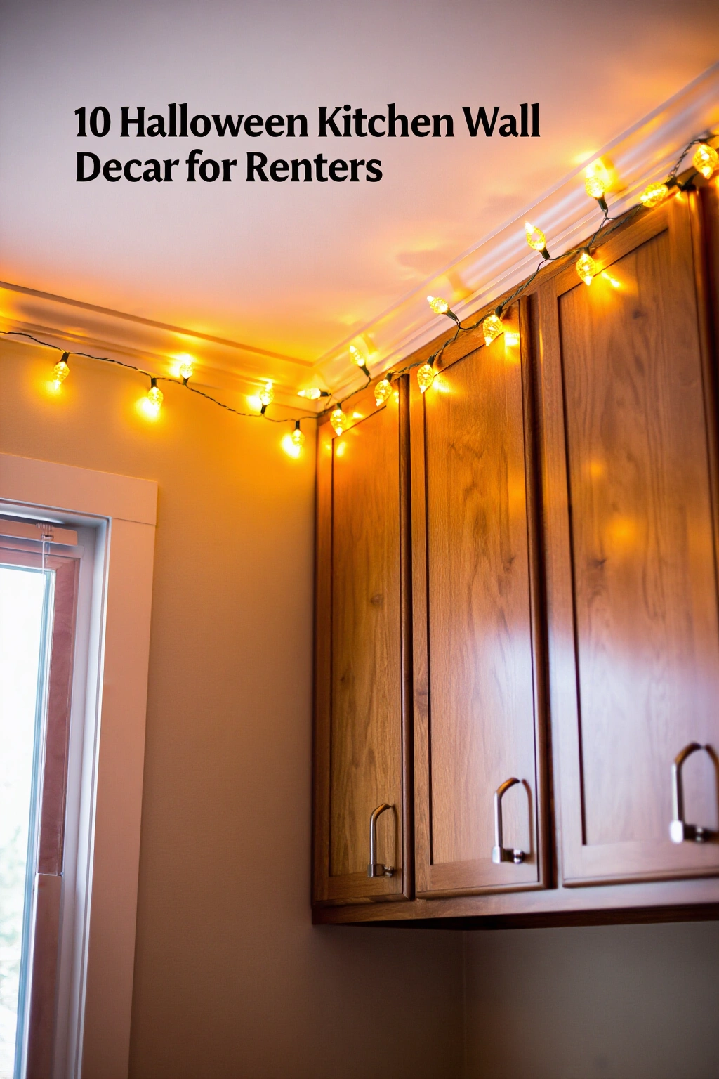 AI-created concept showing led string light accents