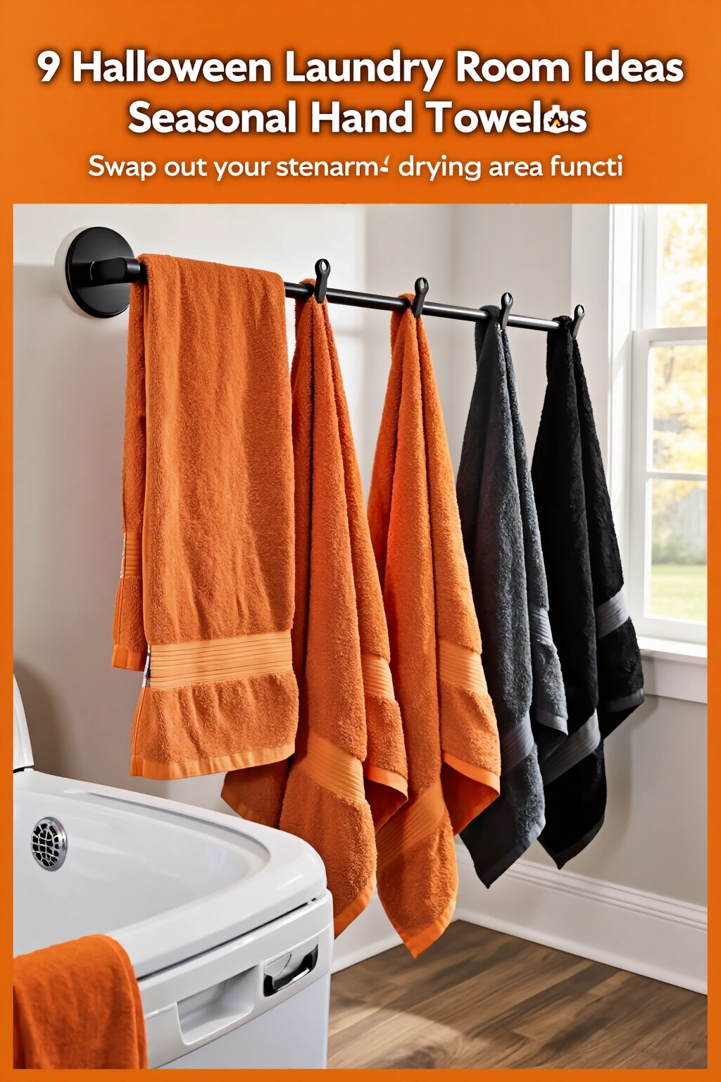AI-created concept showing seasonal hand towels
