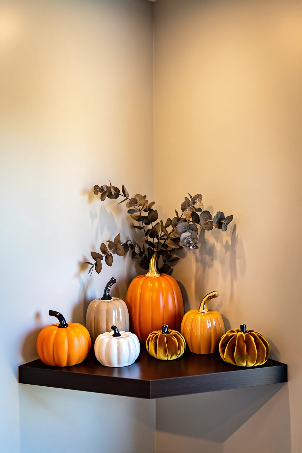 AI-created concept showing elevated pumpkin vignette
