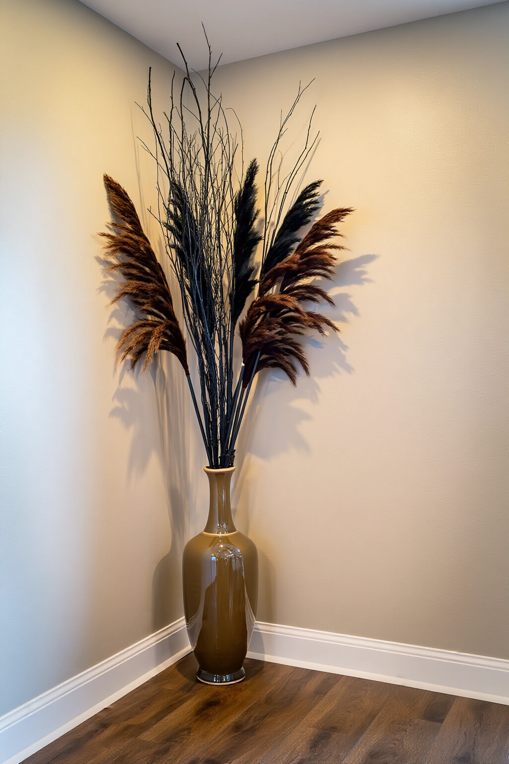 AI-created concept showing moody botanical arrangement