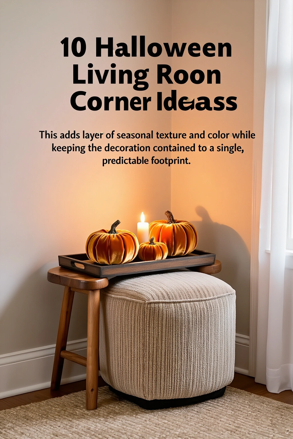 AI-created concept showing textured corner stool