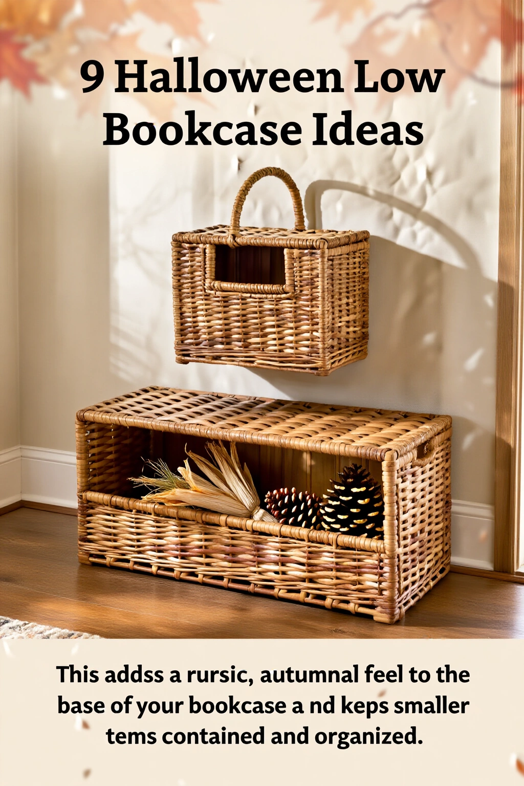 AI-created concept showing woven willow baskets