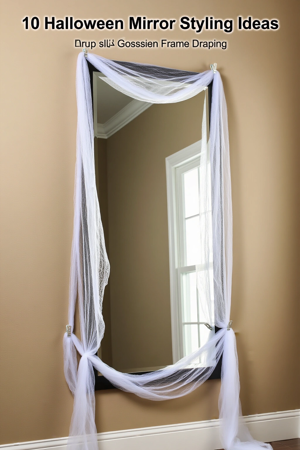 AI-created concept showing gossamer frame draping