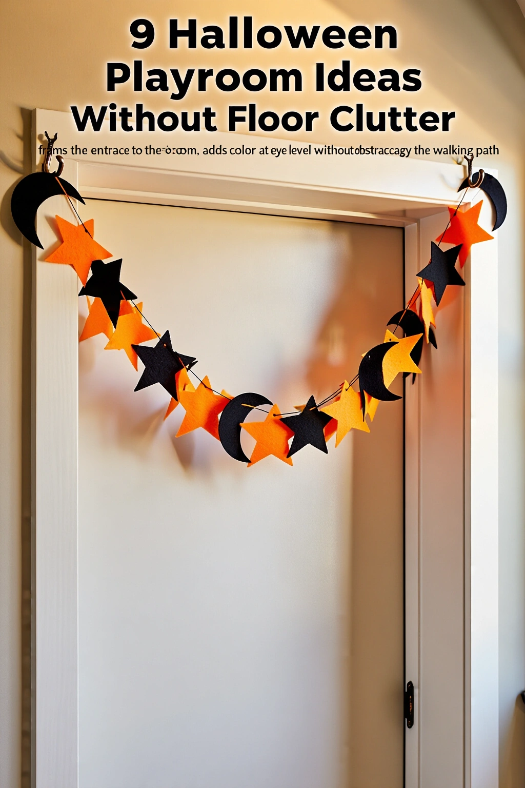 AI-created concept showing door frame garland