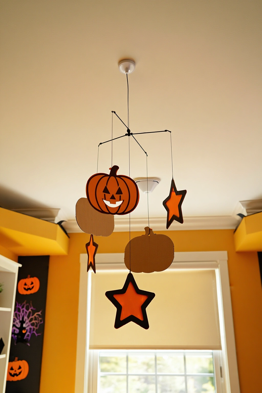 AI-created concept showing ceiling-mounted mobile