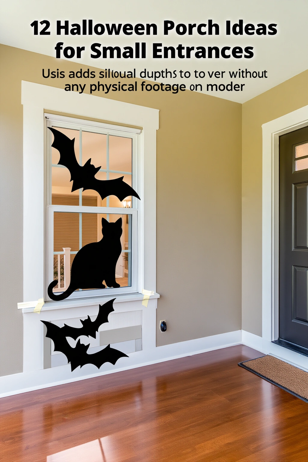 AI-created concept showing window silhouette cutouts