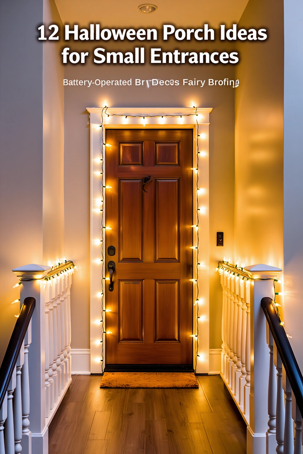 AI-created concept showing battery-operated fairy lights