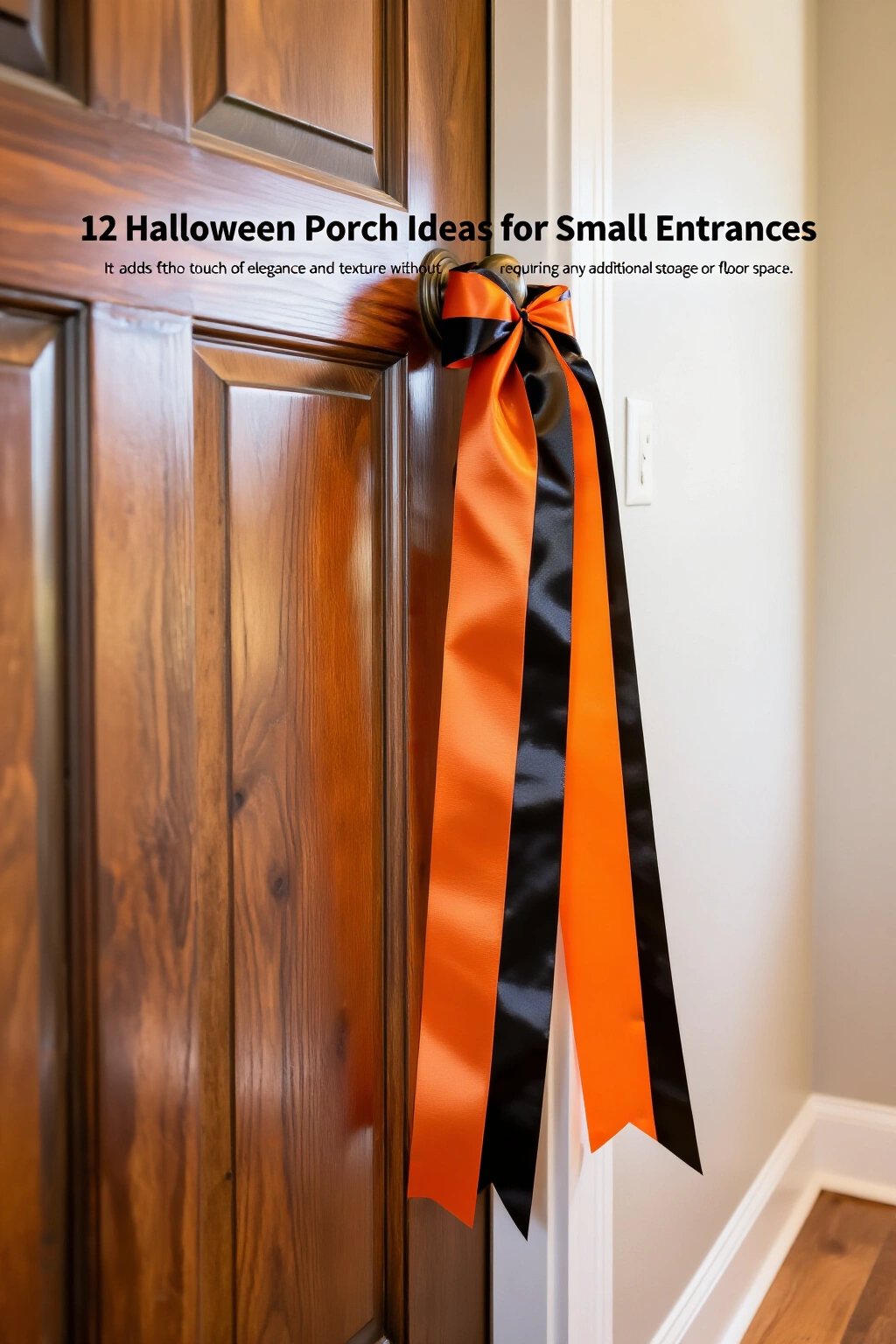 AI-created concept showing decorative door ribbon