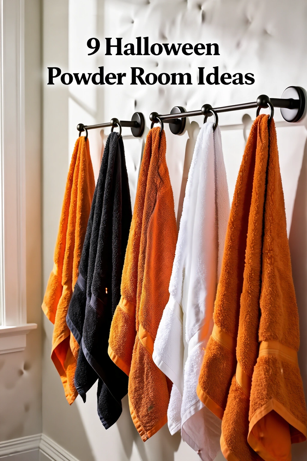 AI-created concept showing seasonal hand towels