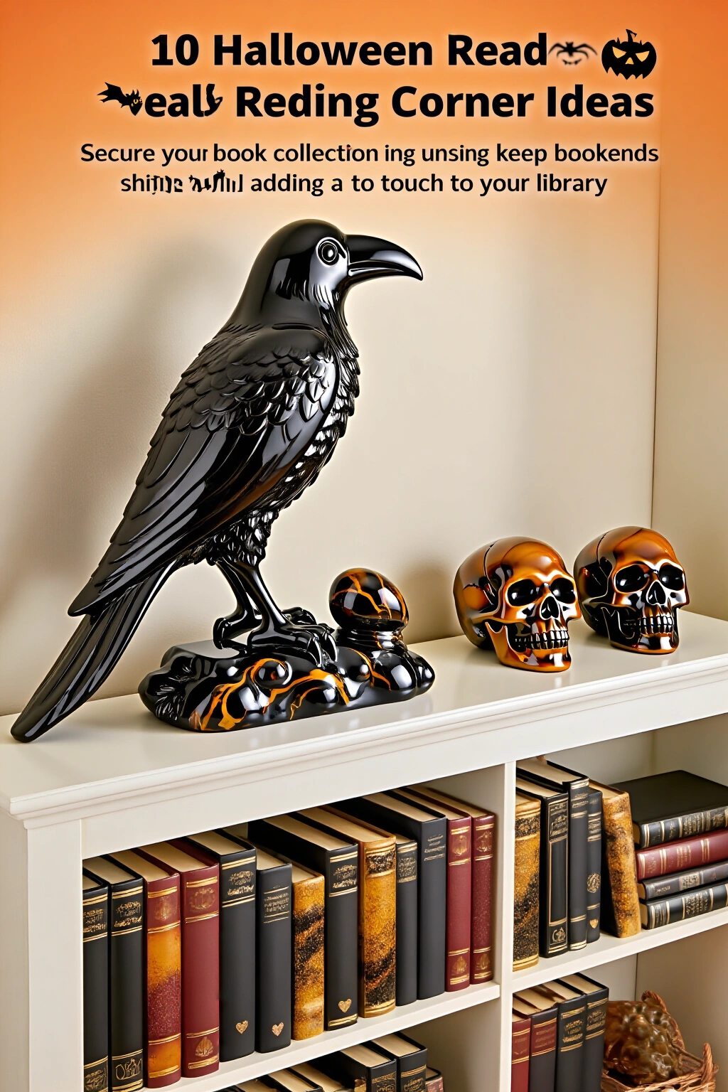 AI-created concept showing heavy resin bookends