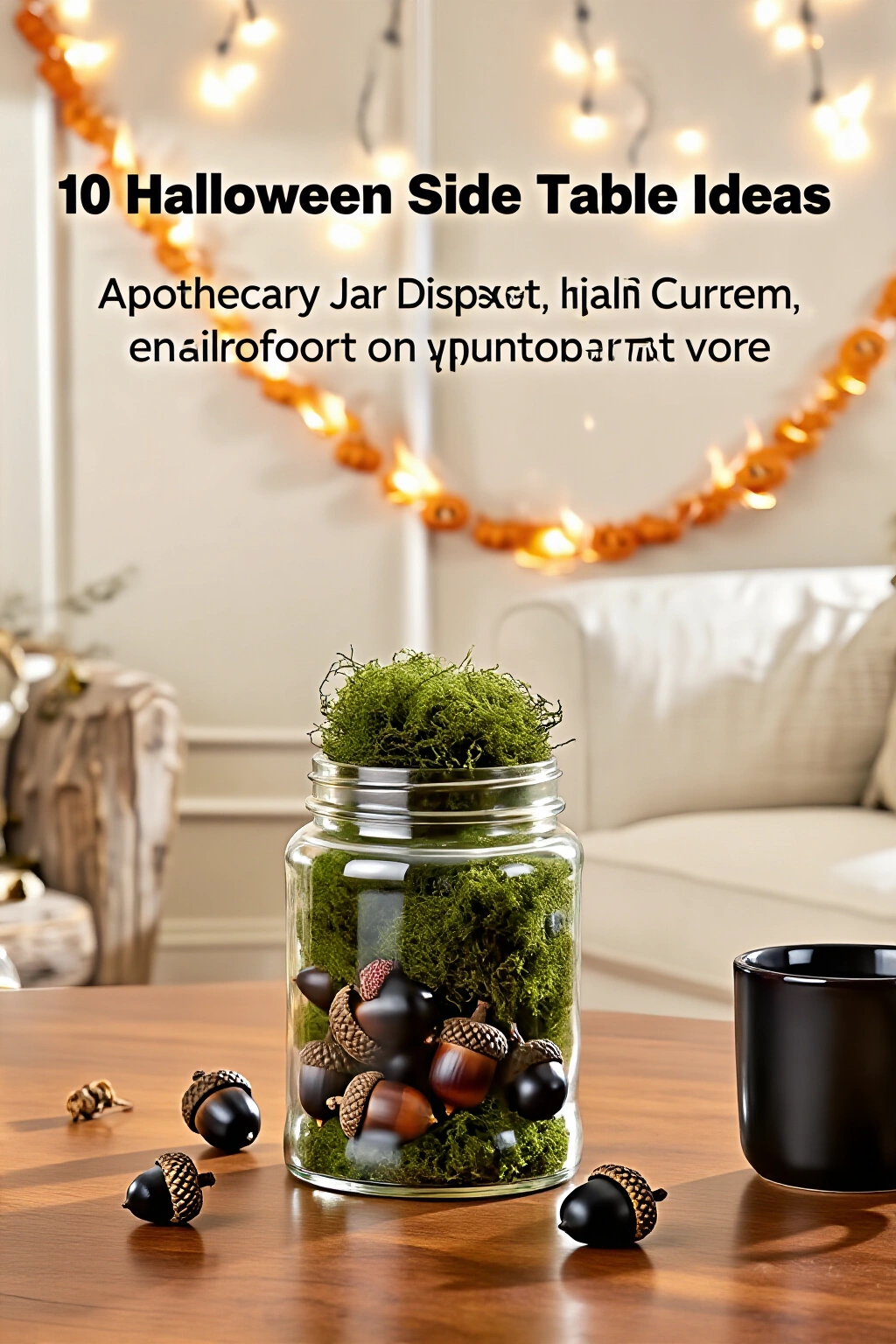 AI-created concept showing apothecary jar display