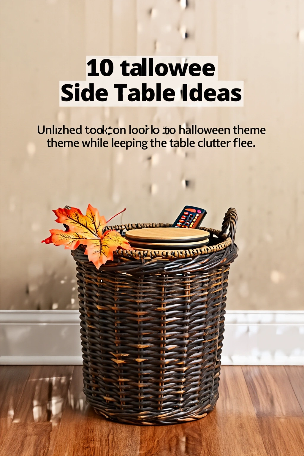 AI-created concept showing textured woven basket