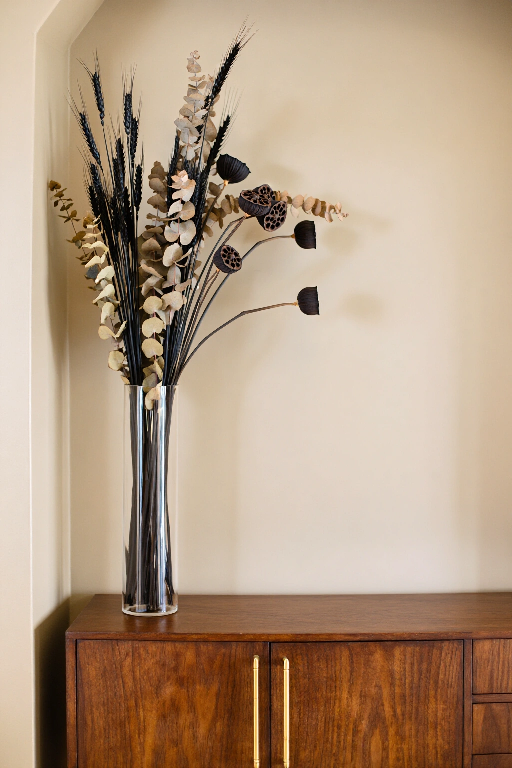 AI-created concept showing dried botanical arrangements