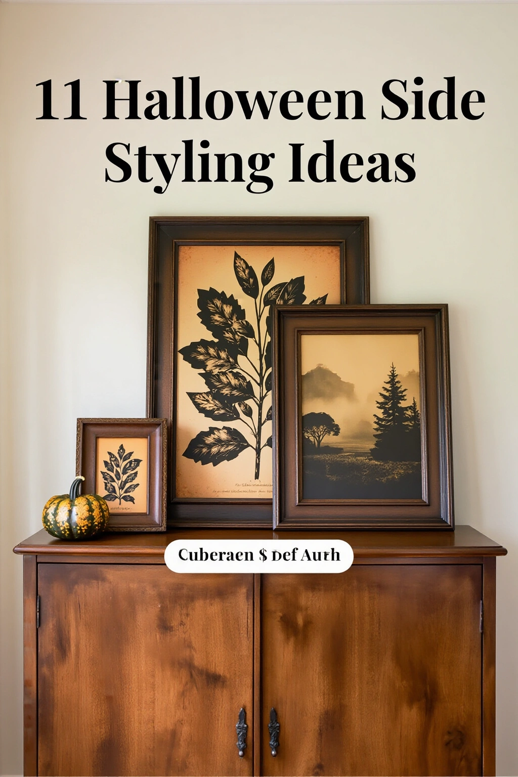 AI-created concept showing framed vintage art