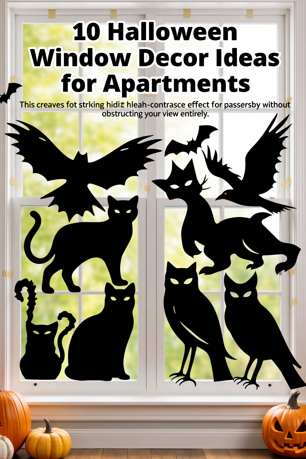 AI-created concept showing black cardstock silhouettes