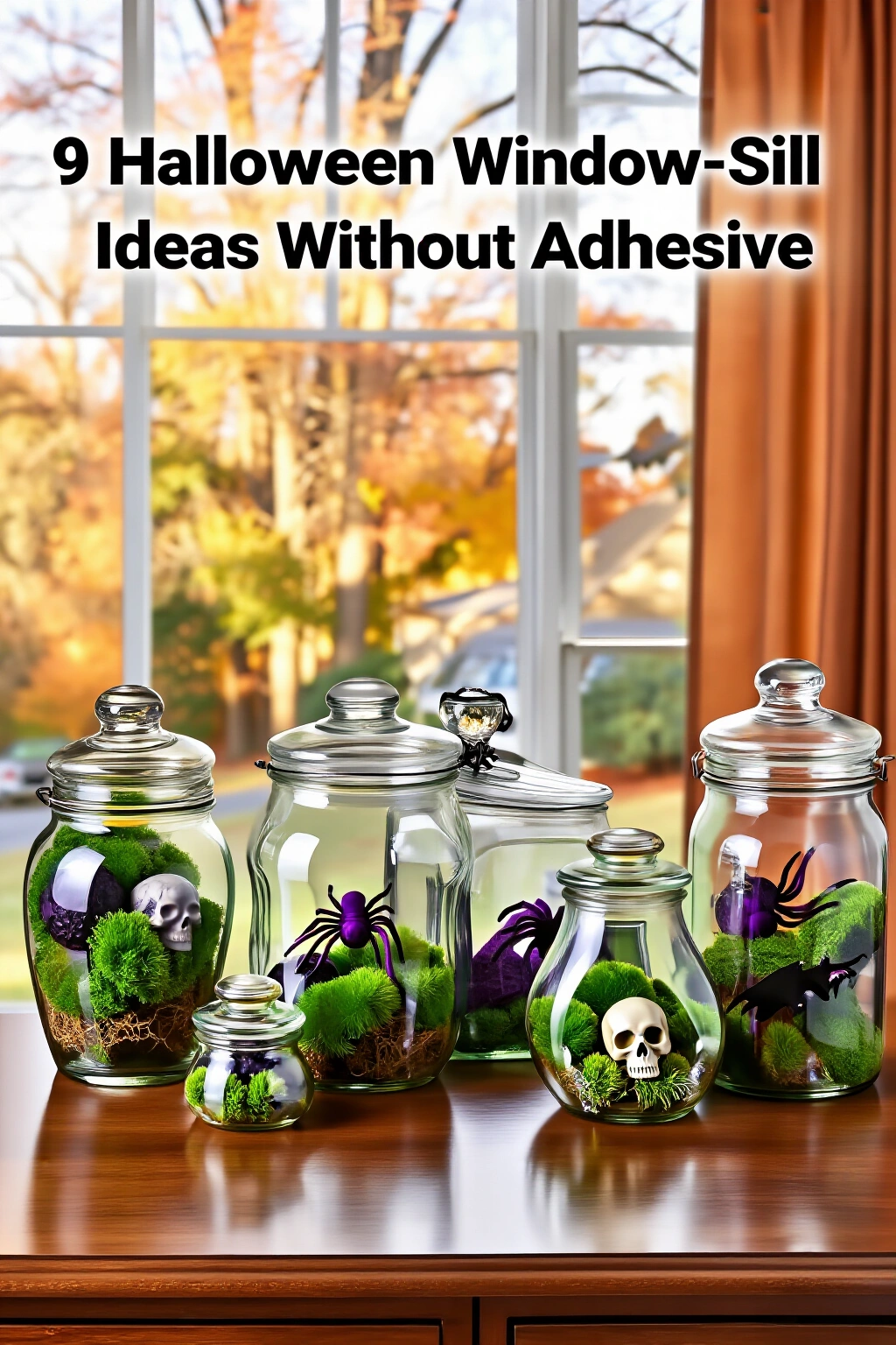 AI-created concept showing apothecary jar displays