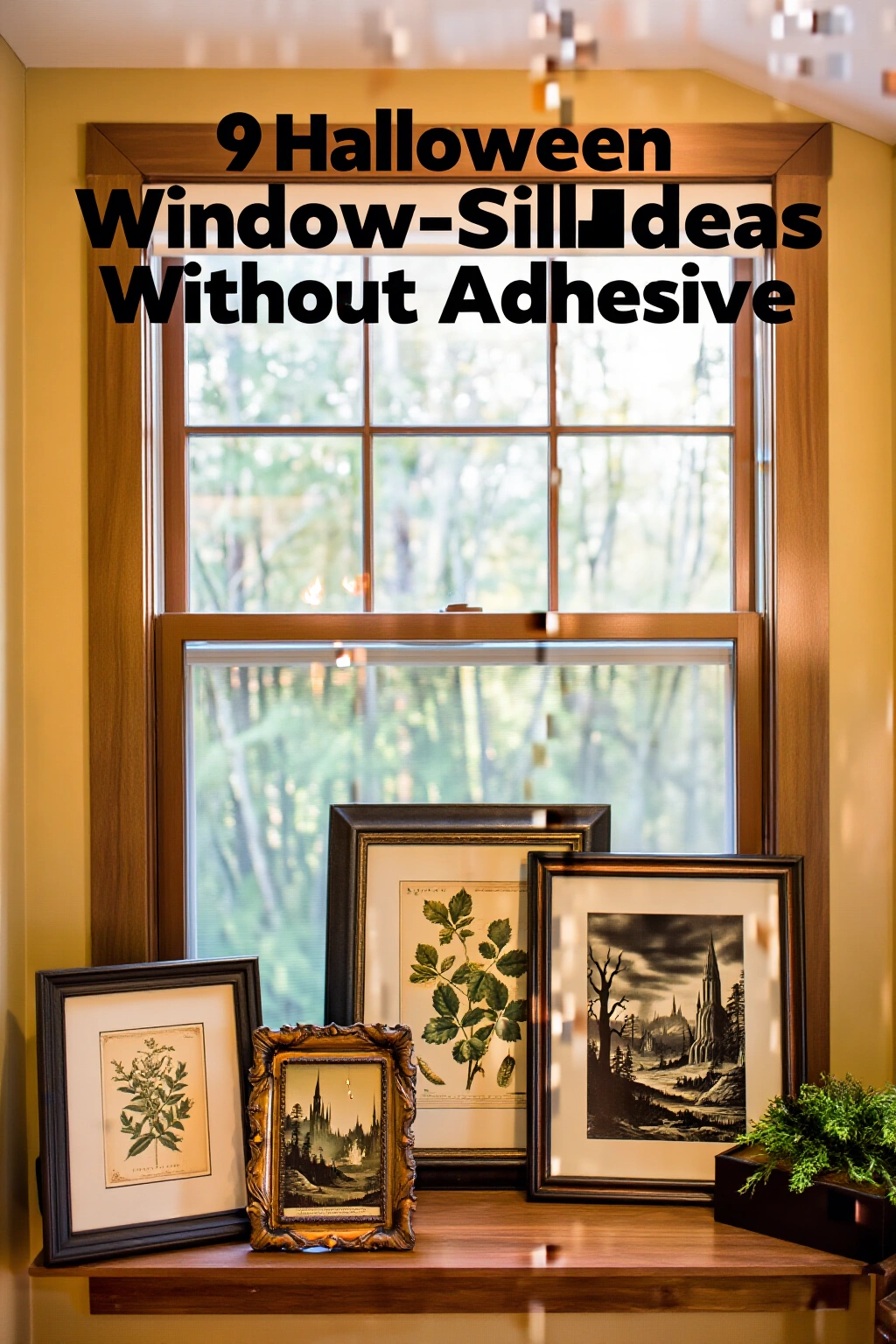AI-created concept showing leaning vintage frames