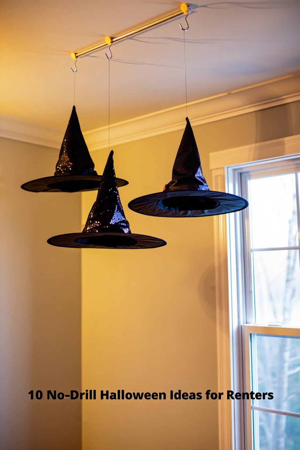 AI-created concept showing floating hat display